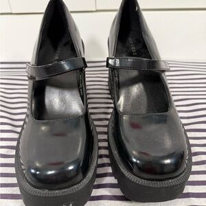 Madden Girl Black platform Mary Jane Shoes 8.5